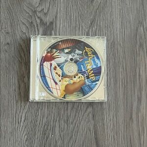 Disney Lady and the Tramp CD with Blue and Cream Artwork